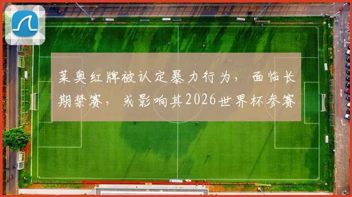 莱奥红牌被认定暴力行为,面临长期禁赛,或影响其2026世界杯参赛前景详解